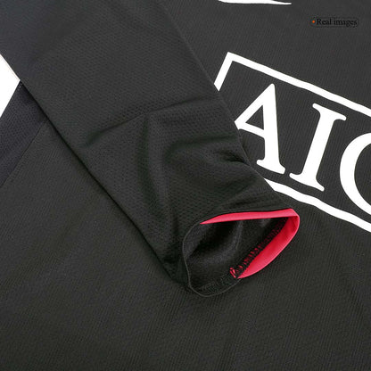 Venkovní Retro Dres Manchester United 2007/08 Long Sleeve