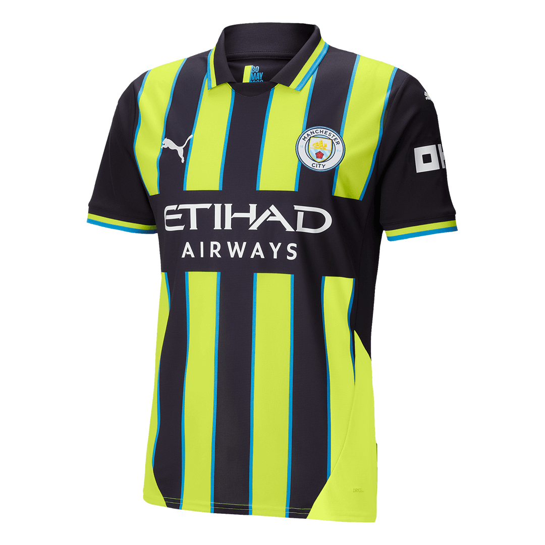 Venkovní Fotbalový Dres Manchester City 24/25 HAALAND #9 UCL