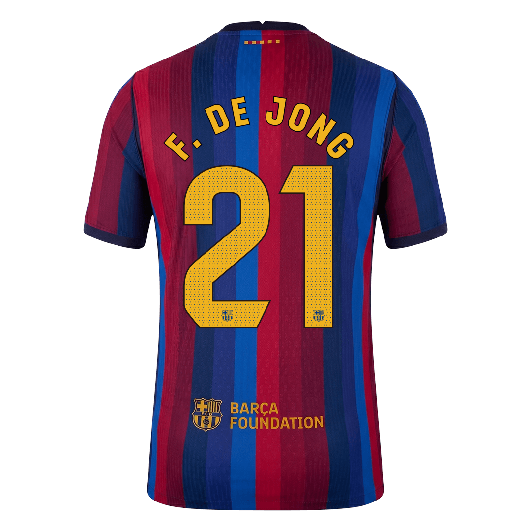 Barcelona domácí dres 2026/27 hráčská verze F. DE JONG #21
