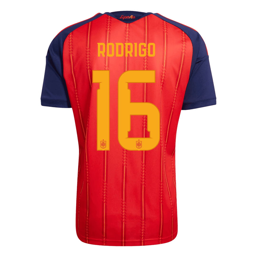 Španělsko domácí fotbalový dres MS 2026 RODRIGO #16