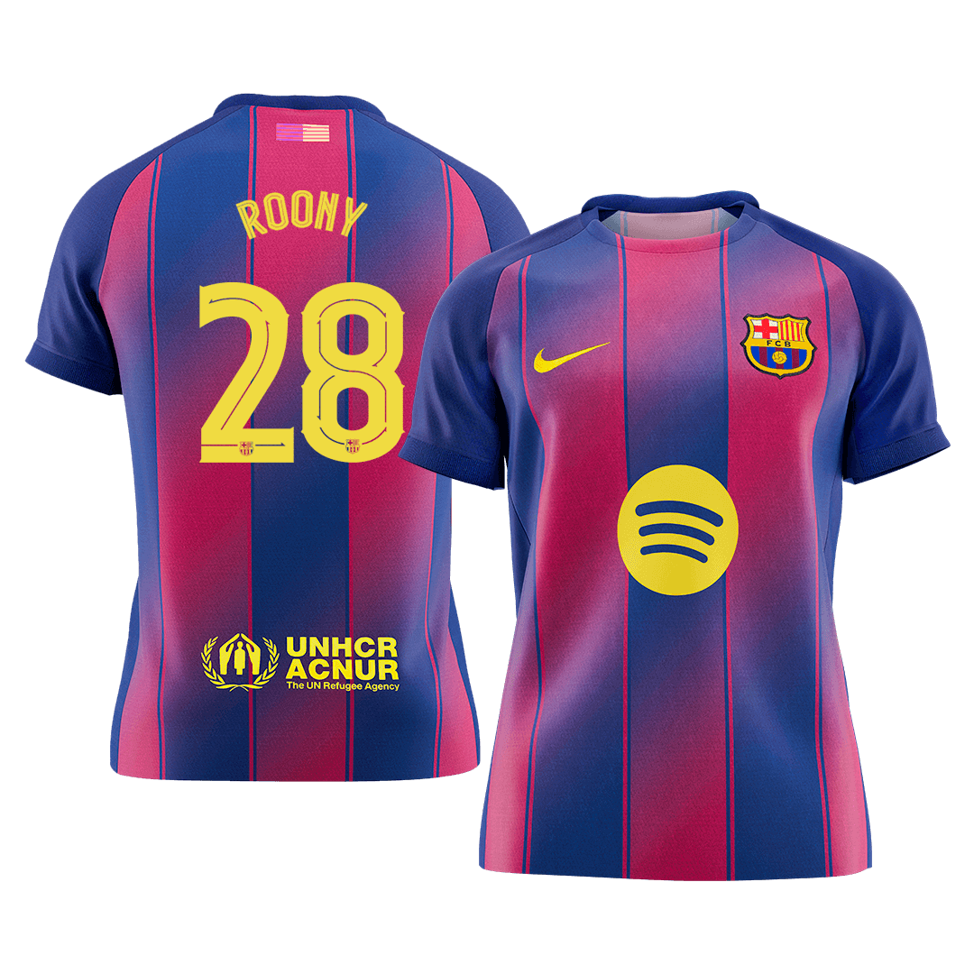 Barcelona domácí fotbalový dres 2025/26 ROONY #28 UCL
