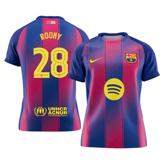 Barcelona domácí fotbalový dres 2025/26 ROONY #28 UCL