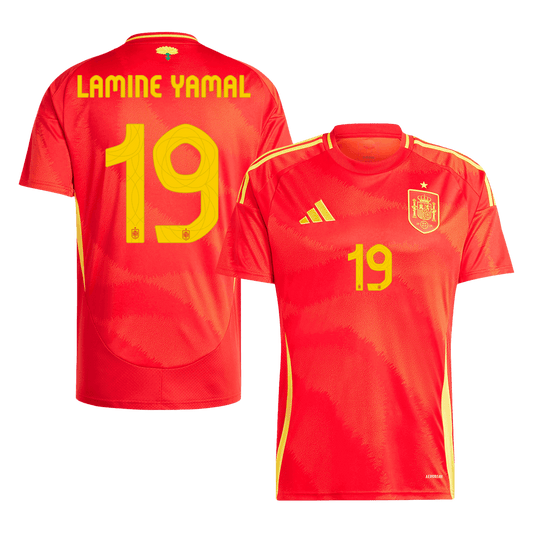 Domácí Fotbalový Dres Spain 2024 LAMINE YAMAL #19
