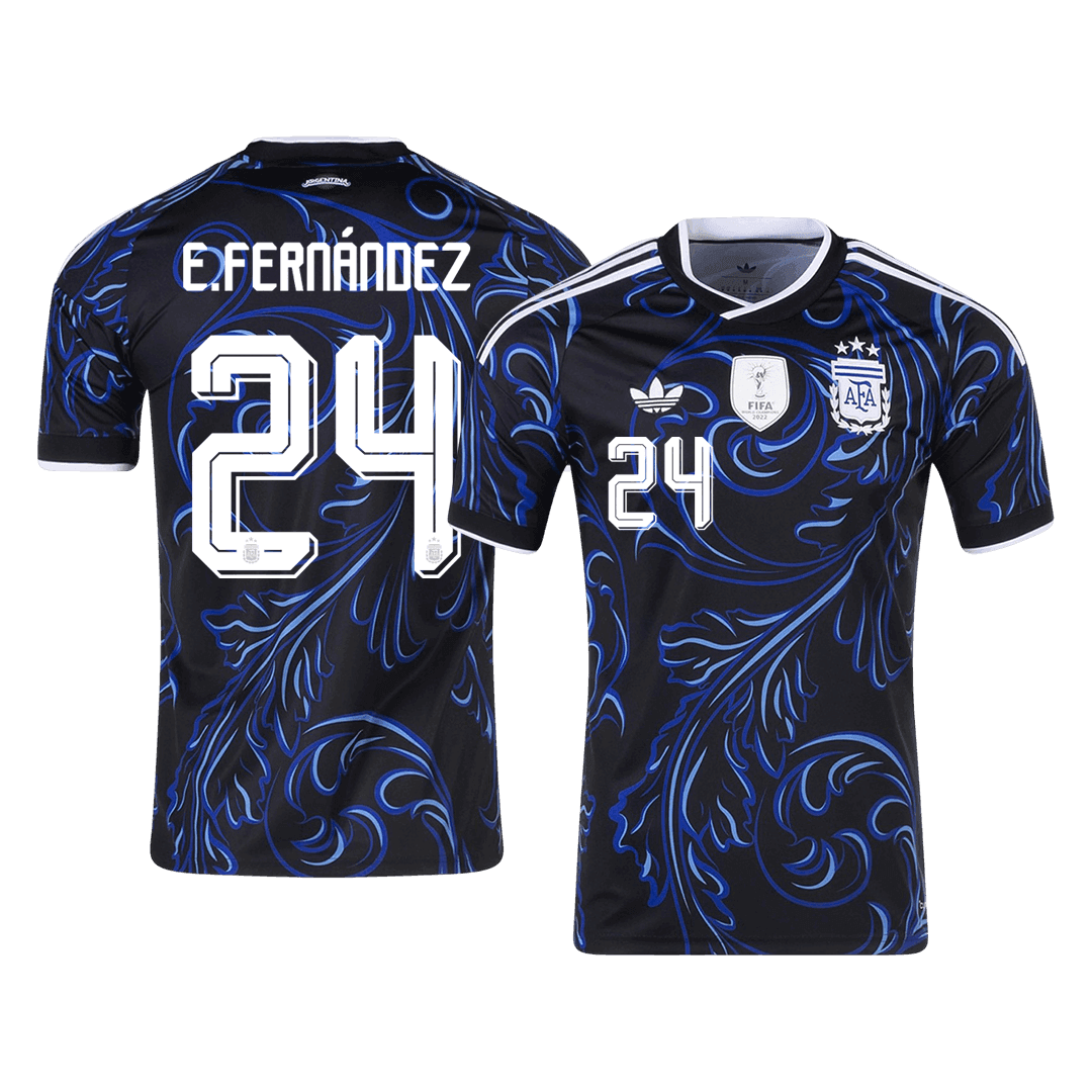 Argentina venkovní fotbalový dres MS 2026 E. FERNÁNDEZ #24