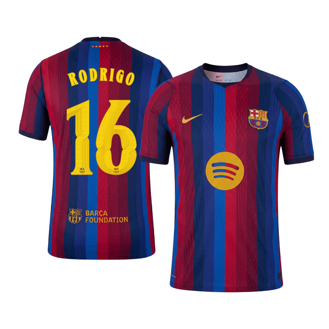 Barcelona domácí dres 2026/27 hráčská verze RODRIGO #16 UCL
