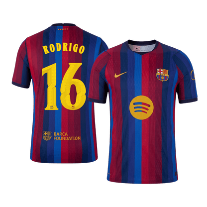 Barcelona domácí dres 2026/27 hráčská verze RODRIGO #16 UCL