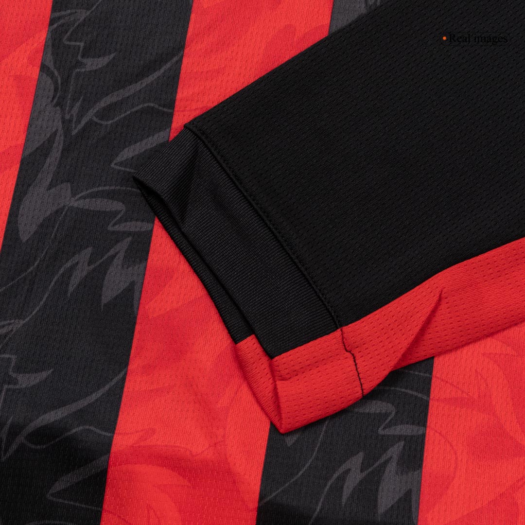 AC Milán domácí fotbalový dres 2025/26 dlouhý rukáv