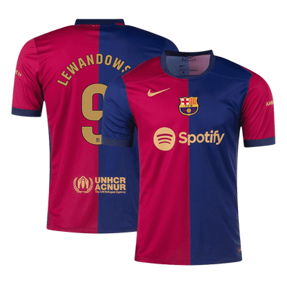 Domácí Fotbalový Dres Barcelona 24/25 LEWANDOWSKI #9