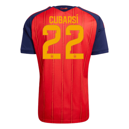 Španělsko domácí fotbalový dres MS 2026 CUBARSÍ #22