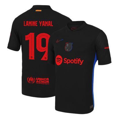 Venkovní Fotbalový Dres Barcelona 24/25 Authentic LAMINE YAMAL #19 UCL