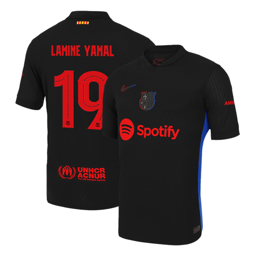 Venkovní Fotbalový Dres Barcelona 24/25 Authentic LAMINE YAMAL #19 UCL