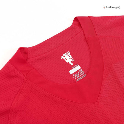 Domácí Retro Dres Manchester United 2007/08 Long Sleeve
