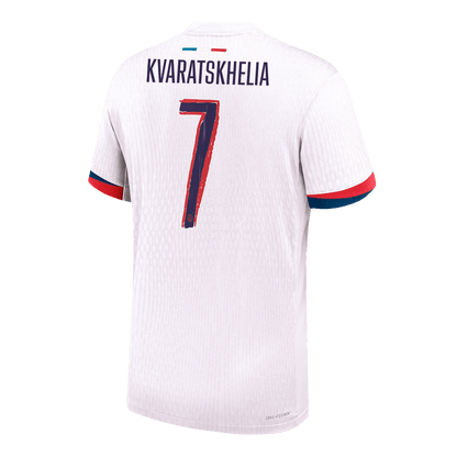 Venkovní Fotbalový Dres PSG 24/25 Authentic KVARATSKHELIA #7 UCL