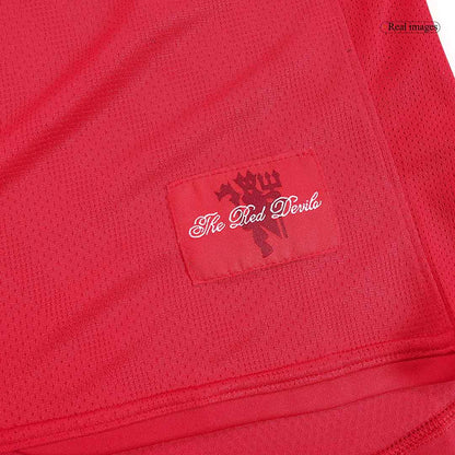 Domácí Retro Dres Manchester United 2007/08 Long Sleeve