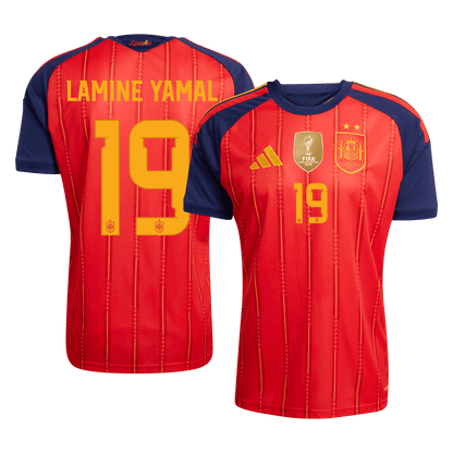 Španělsko domácí dres MS 2026 hráčská verze LAMINE YAMAL #19