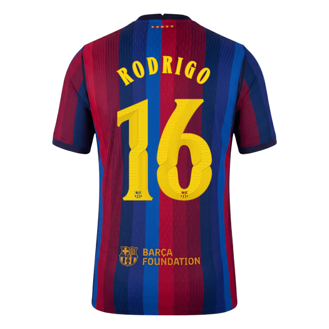Barcelona domácí dres 2026/27 hráčská verze RODRIGO #16 UCL