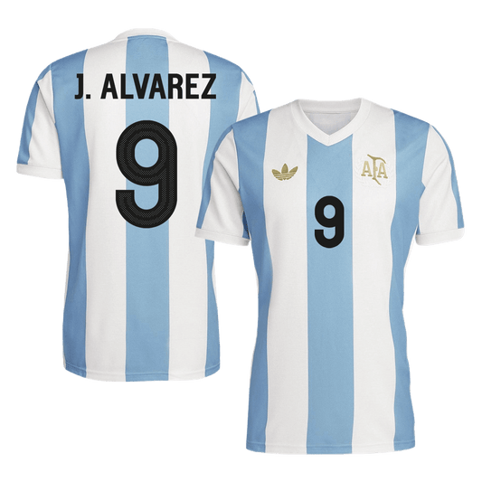 Fotbalový Dres Argentina 2024 J.ALVAREZ #9 50th Anniversary