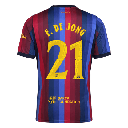Barcelona domácí fotbalový dres 2026/27 F. DE JONG #21 UCL