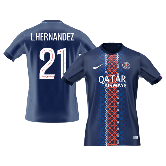 PSG domácí fotbalový dres 2025/26 L.HERNANDEZ #21