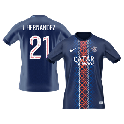 PSG domácí fotbalový dres 2025/26 L.HERNANDEZ #21