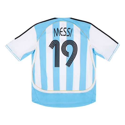 Domácí Retro Dres Argentina 2006 MESSI #19