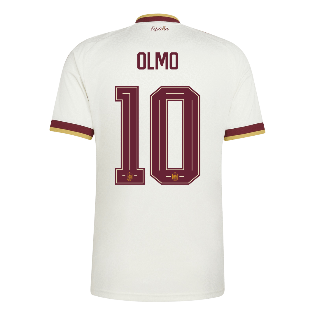 Španělsko venkovní fotbalový dres MS 2026 OLMO #10