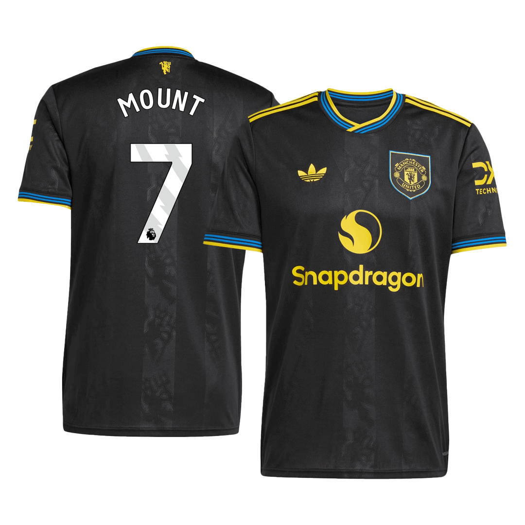 Manchester United třetí fotbalový dres 2025/26 MOUNT #7