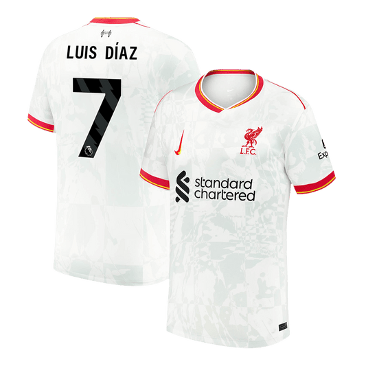 Třetí Fotbalový Dres Liverpool LUIS DÍAZ #7