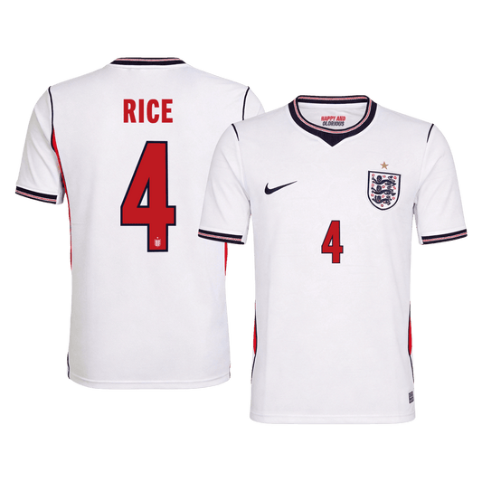 Anglie domácí fotbalový dres MS 2026 RICE #4