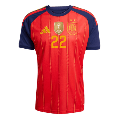 Španělsko domácí fotbalový dres MS 2026 CUBARSÍ #22