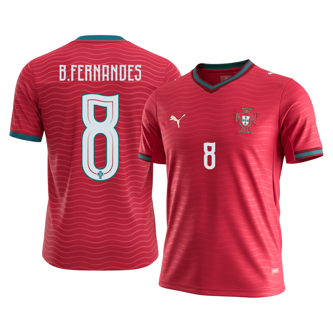 Portugalsko domácí fotbalový dres MS 2026 B.FERNANDES #8