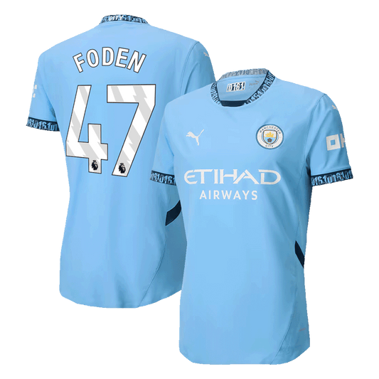 Domácí Fotbalový Dres Manchester City 24/25 Authentic FODEN #47
