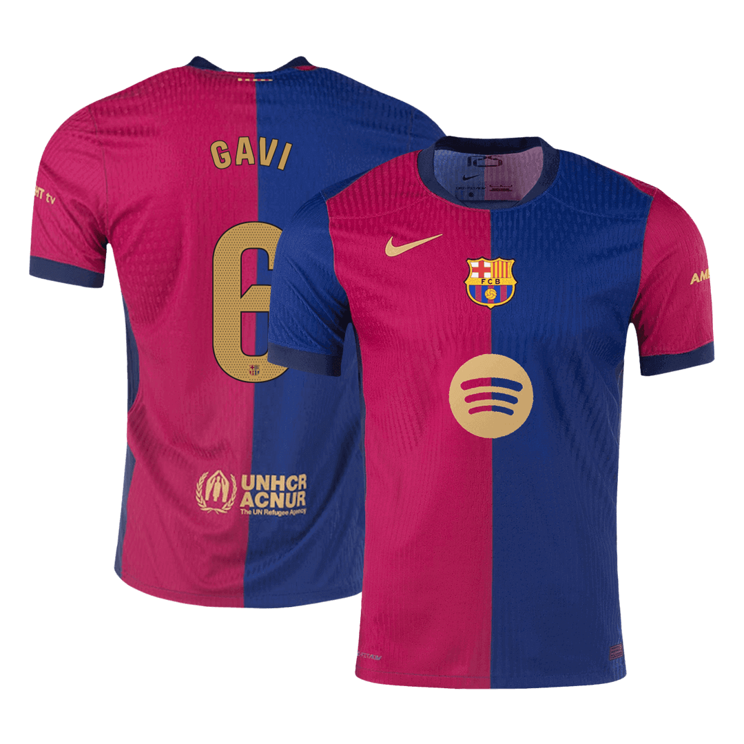 Domácí Fotbalový Dres Barcelona 24/25 Authentic GAVI #6