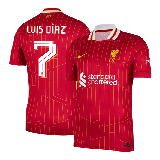 Domácí Fotbalový Dres Liverpool 24/25 LUIS DÍAZ #7 UCL
