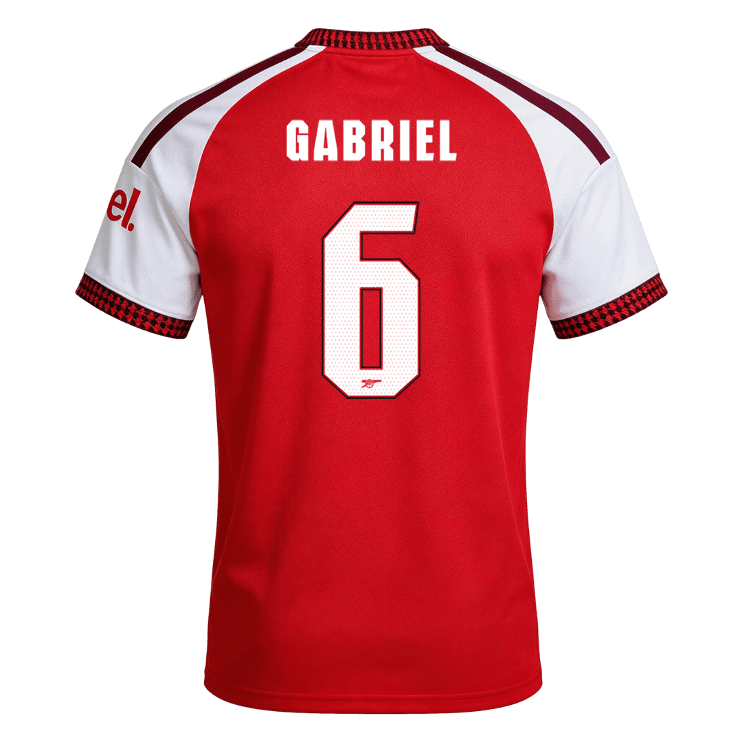 Arsenal domácí fotbalový dres 2026/27 GABRIEL #6 UCL