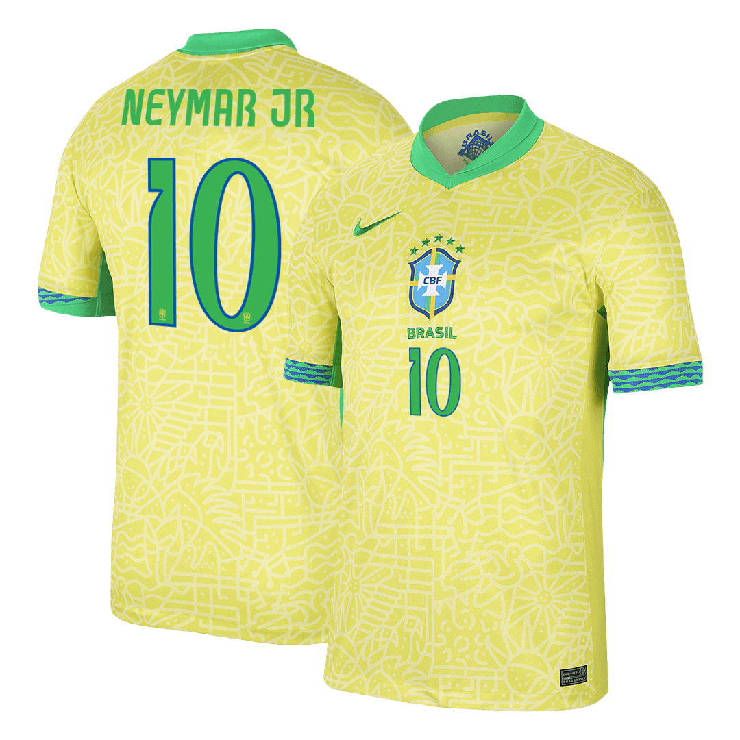 Domácí Fotbalový Dres Brazil 2024 NEYMAR JR #10