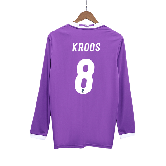 Venkovní Retro Dres Real Madrid 2016/17 Retro Long Sleeve KROOS #8