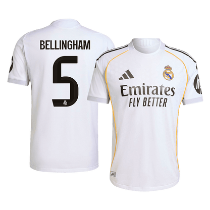 Domácí Fotbalový Dres Real Madrid 25/26 Authentic BELLINGHAM #5