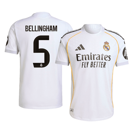 Domácí Fotbalový Dres Real Madrid 25/26 Authentic BELLINGHAM #5