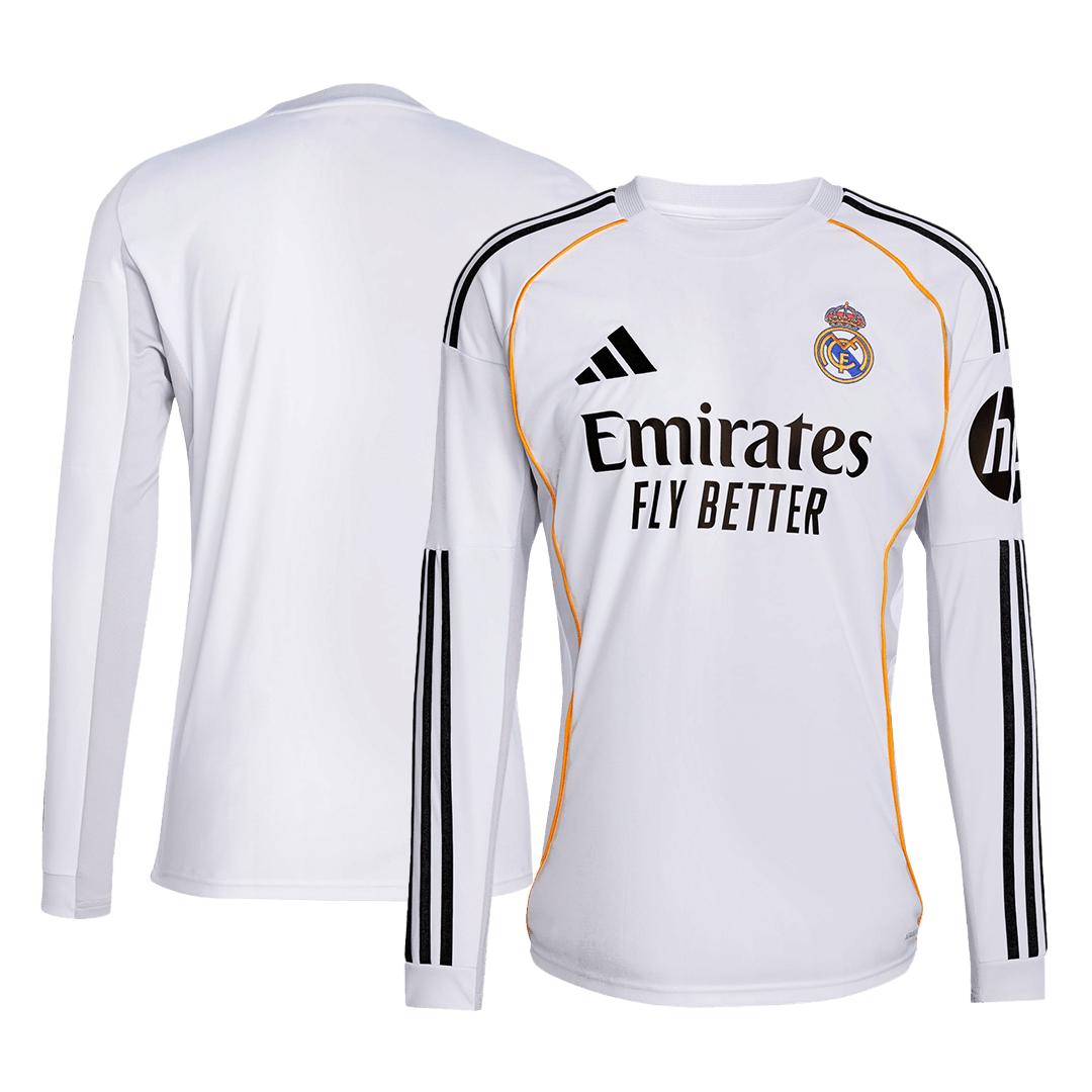 Domácí Fotbalový Dres Real Madrid 25/26 Long Sleeve