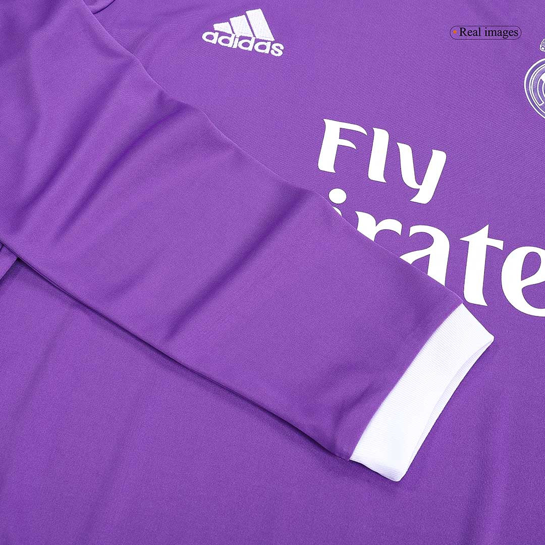 Venkovní Retro Dres Real Madrid 2016/17 Retro Long Sleeve BENZEMA #9