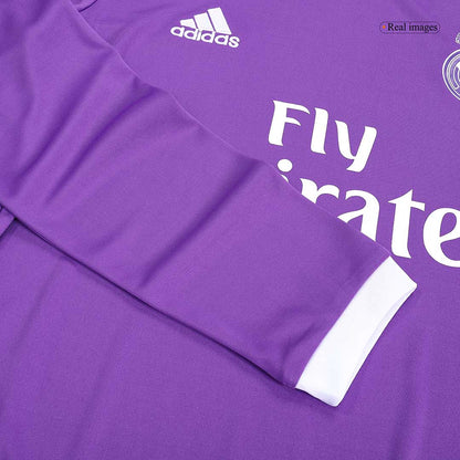 Venkovní Retro Dres Real Madrid 2016/17 Retro Long Sleeve BENZEMA #9