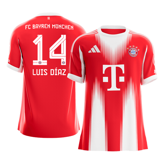 Bayern Mnichov domácí fotbalový dres 2025/26 LUIS DÍAZ #14