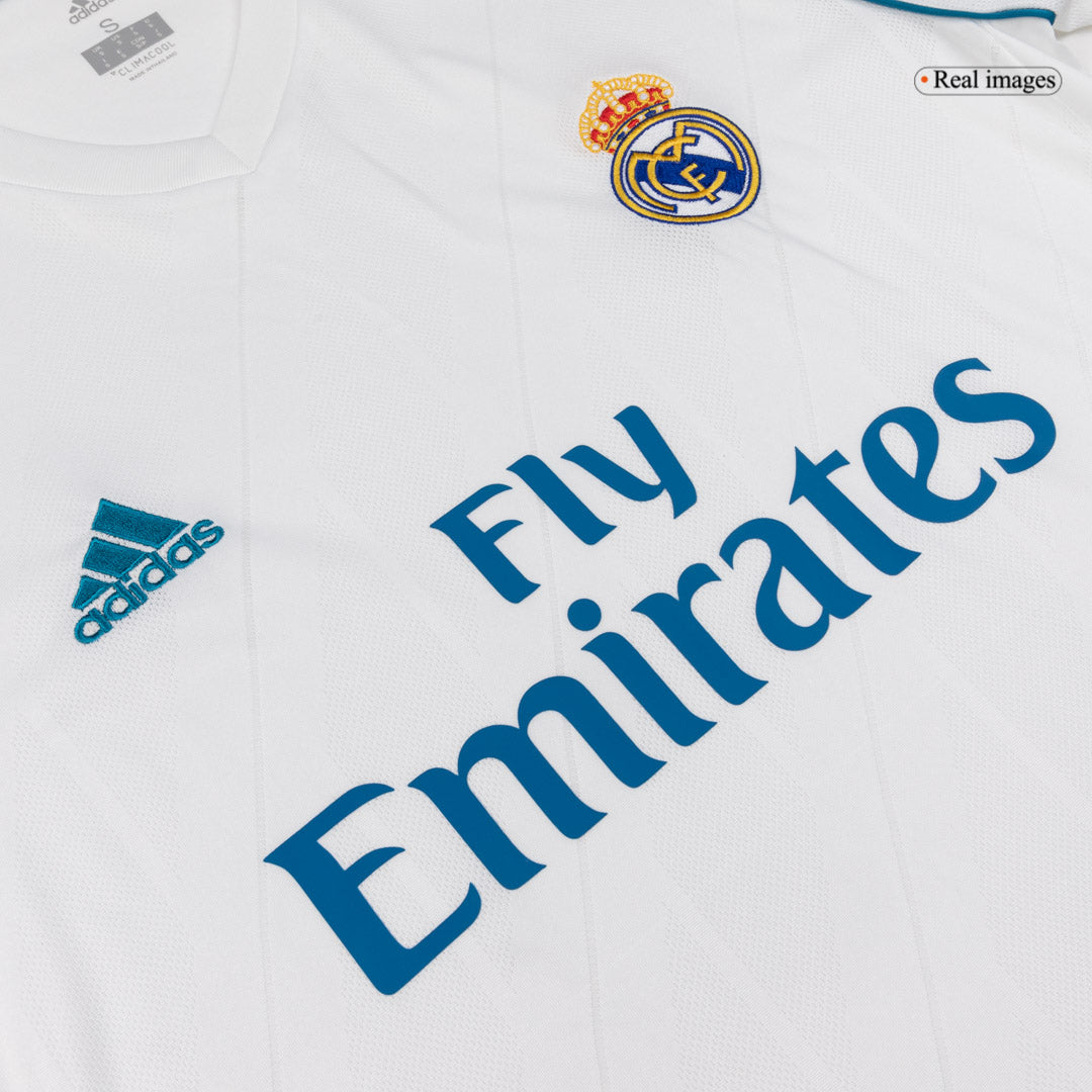 Domácí Retro Dres Real Madrid 2017/18 Retro Long Sleeve KROOS #8