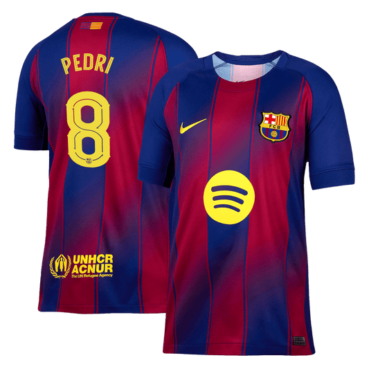 Domácí Fotbalový Dres Barcelona 25/26 PEDRI #8 UCL