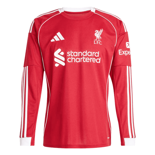 Domácí Fotbalový Dres Liverpool Long Sleeve
