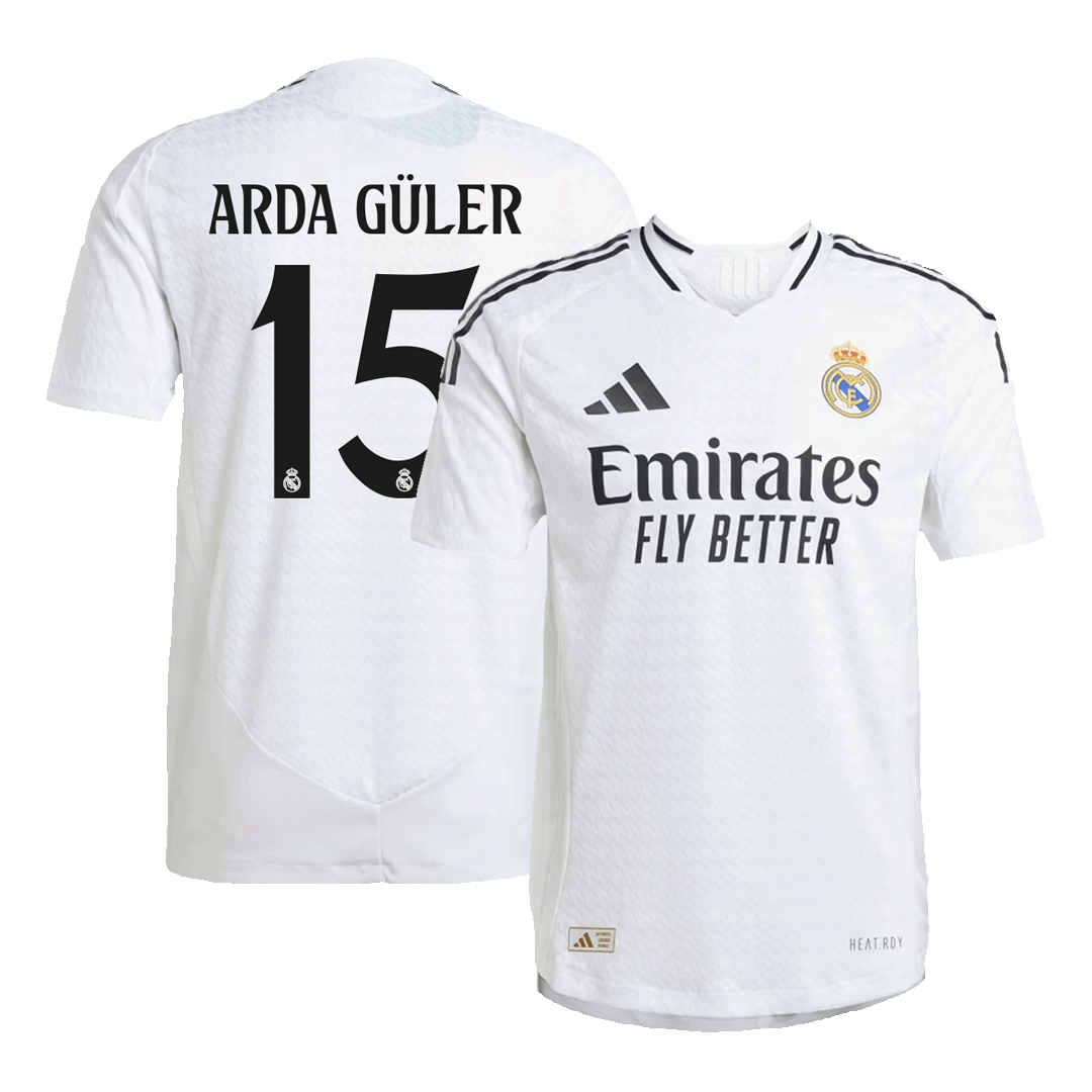 Domácí Fotbalový Dres Real Madrid 24/25 Authentic ARDA GÜLER #15