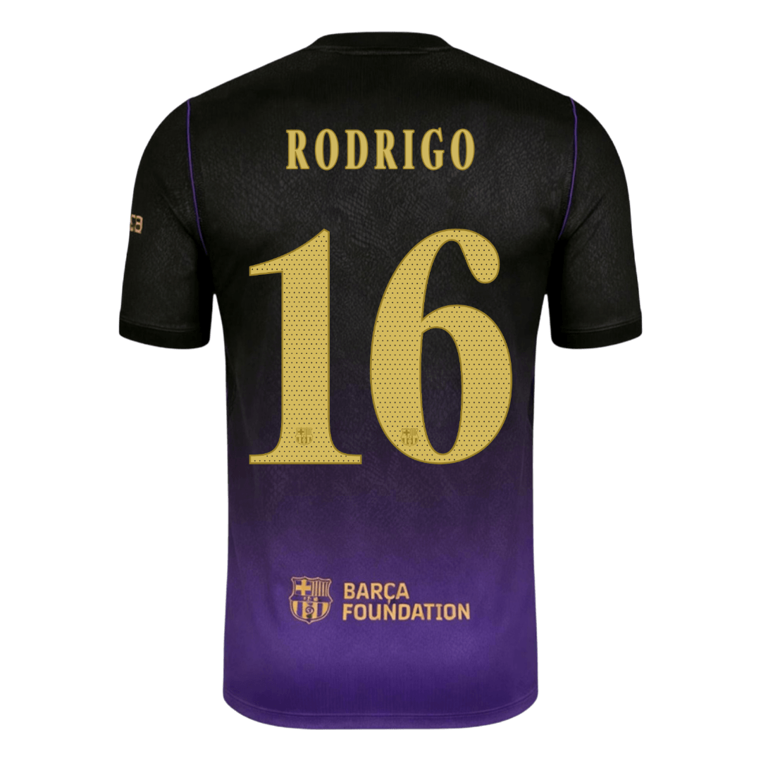 Barcelona venkovní fotbalový dres 2026/27 RODRIGO #16 UCL