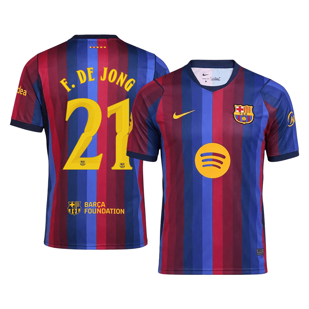 Barcelona domácí fotbalový dres 2026/27 F. DE JONG #21 UCL
