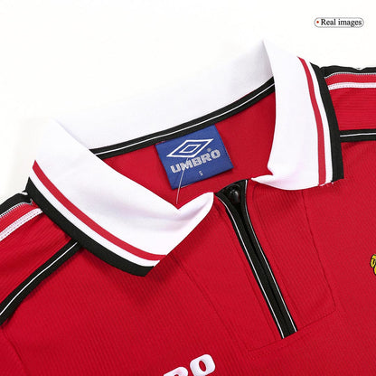 Domácí Retro Dres Manchester United 1998/99 Long Sleeve
